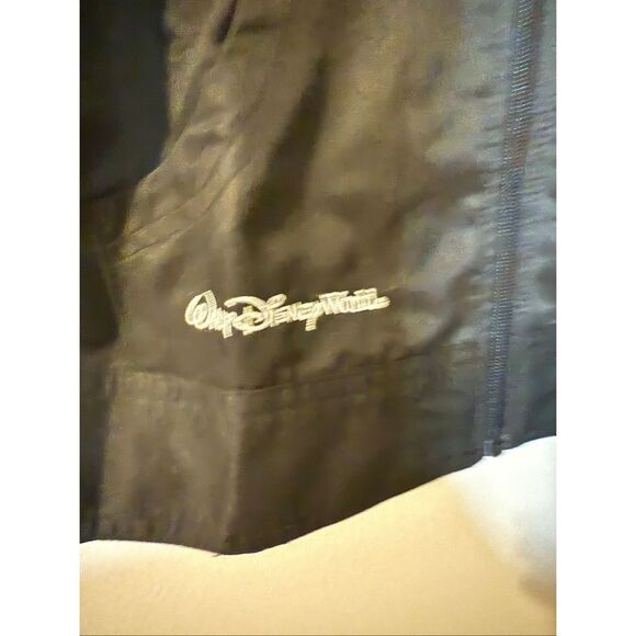 Disney Parks Women's Size S Mickey Hooded Windbreaker Jacket Black Mouse Ears - Picture 10 of 14